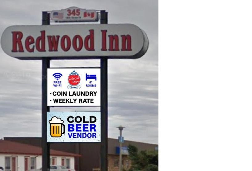 Redwood Motor Inn Брендон Екстер'єр фото